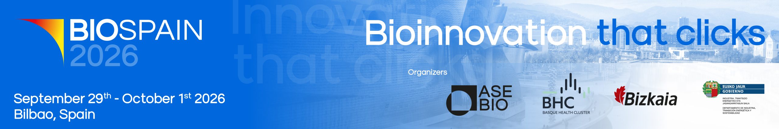 BIOSPAIN 2026. Bilbao. Spain