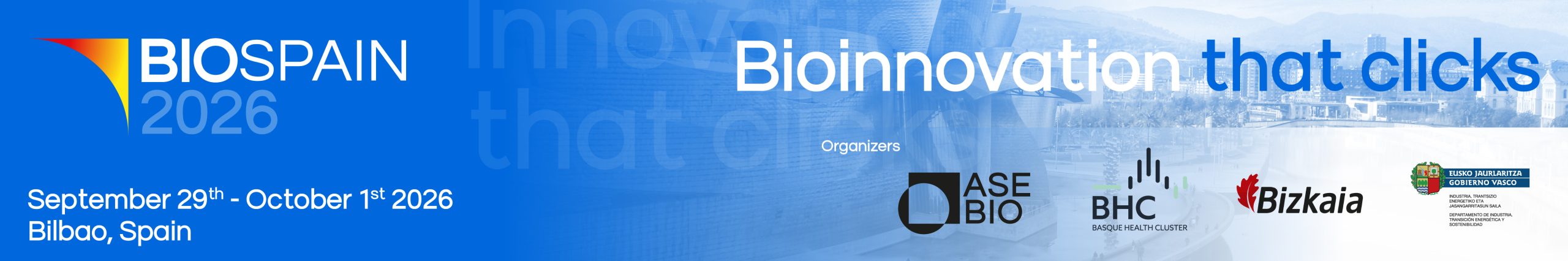 BIOSPAIN 2026. Bilbao. Spain